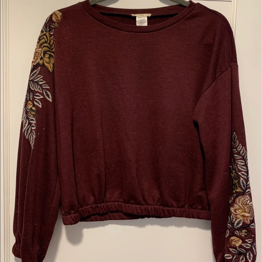 Junior cropped long sleeve